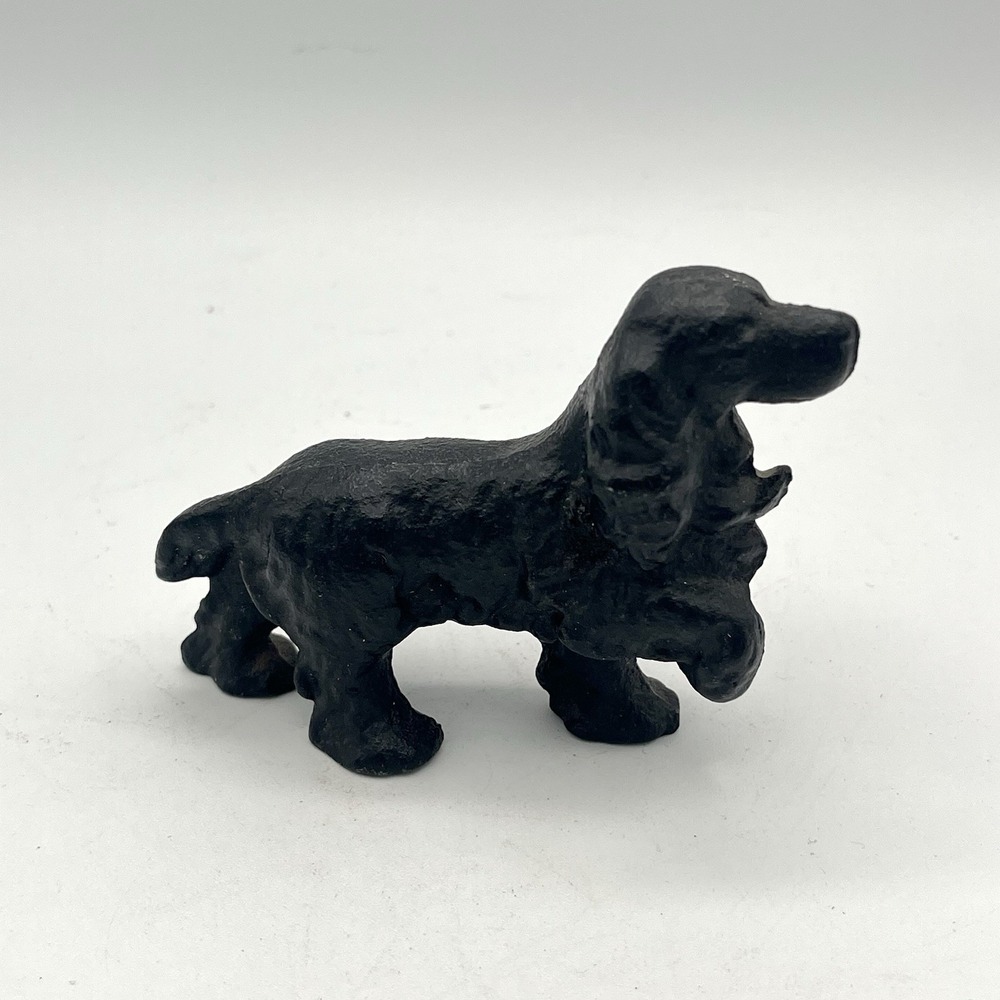 Antique Cast Iron Rustic Standing‎ Cocker Spaniel Dog Figurine Bottle Opener
